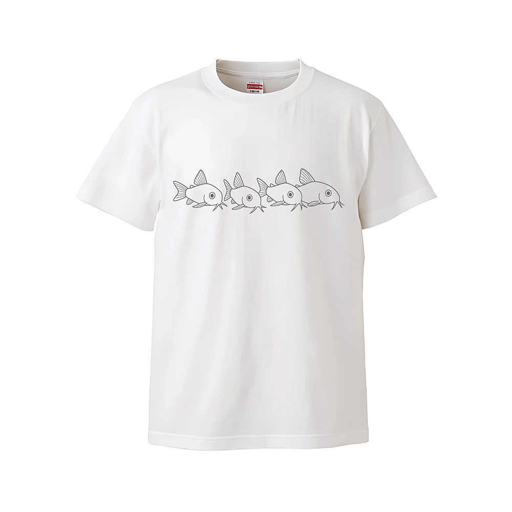 白い無地Tシャツ(AGRM WEAR Corydorasデザイン用ボディ)